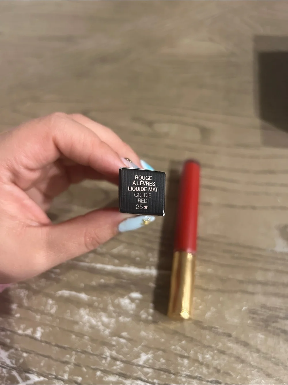 Gucci Liquid Matte Lip Colour in Goldie Red